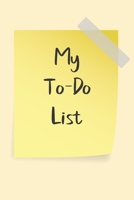My To Do List: A simple book filled with lines that include check boxes. 1654564672 Book Cover