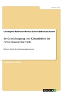 Berücksichtigung von Klimarisiken im Firmenkundenbereich (German Edition) 3668947767 Book Cover