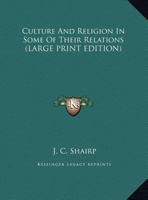 Culture and Religion in some of their Relations 1275502075 Book Cover