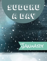 Sudoku a Day January: Sudoku a Day Puzzle Book January Edition B08RLNHHMT Book Cover