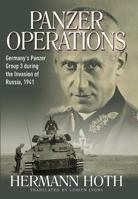 Panzer Operations: Germany's Panzer Group 3 During the Invasion of Russia, 1941 1612002692 Book Cover