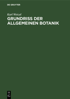 Grundriß Der Allgemeinen Botanik 3111152111 Book Cover