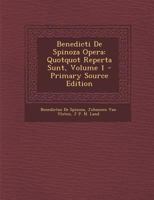 Opera Quotquot Reperta Sunt Volumen 1 1016692862 Book Cover