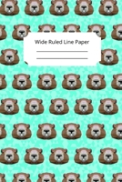 Funny Groundhog Day Theme Wide Ruled Line Paper 165021393X Book Cover