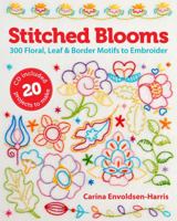Stitched Blooms: 300 Floral, Leaf & Border Motifs to Embroider 145470425X Book Cover