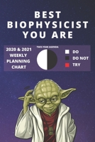 2020 & 2021 Two-Year Weekly Planner For Best Biophysicist Gift Funny Yoda Quote Appointment Book Two Year Agenda Notebook: Star Wars Fan Daily Logbook Month Calendar: 2 Years of Monthly Plans Personal 1706300077 Book Cover