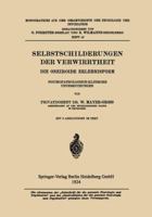 Selbstschilderungen Der Verwirrtheit: Die Oneiroide Erlebnisform Psychopathologisch-Klinische Untersuchungen 3662342200 Book Cover