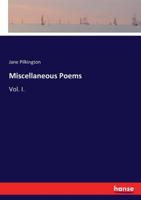 Miscellaneous Poems 1177851318 Book Cover