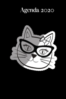 Agenda 2020: Hebdomadaire 1 Semaine par page Format A5 Janvier 2020 � D�cembre 2020 Planificateur Organiseur Semainier avec Calendrier et Carnet de Notes Pour les Amoureux des Chats 1679627104 Book Cover