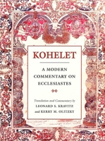 Kohelet: A Modern Commentary on Ecclesiastes (Modern Commentary On) (Modern Commentary On) 080740800X Book Cover
