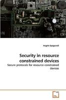 Security in resource constrained devices 3836480972 Book Cover