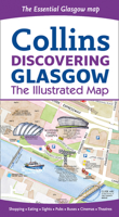 Discovering Glasgow Illustrated Map 0008266913 Book Cover