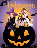 Halloween Activity Book: Over 60 Activity Pages and Coloring Pages: Halloween Activities: Mazes Word Search Matching Tracing and More! (Holiday Activity Books for Kids) 1977744060 Book Cover