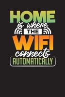 Home Is Where The WIFI Connects Automatically: Usernames and Passwords Online Organizer - Password Logbook Journal – Password Address Book 1692135511 Book Cover