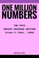 ONE MILLION NUMBERS – The Extreme Number Search Challenge: THE PATH - MEDIUM TRAINING EDITION Volume 5 Numbers 24,001 - 30,000 B0FTZJJCT9 Book Cover