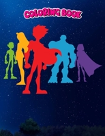Coloring Book: n Titans Silhouette, Children Coloring Book, 100 Pages to Color null Book Cover