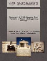 Ricebaum v. U S U.S. Supreme Court Transcript of Record with Supporting Pleadings 1270300024 Book Cover