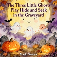 The Three Little Ghosts Play Hide and Seek in the Graveyard: A Cozy Halloween Story for Kids B0FW4ZC751 Book Cover