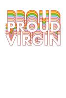 Proud Virgin: Dot Grid Notebook 6x9 120 Pages 1095098675 Book Cover