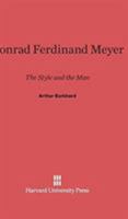 Conrad Ferdinand Meyer 0674186044 Book Cover