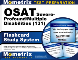 OSAT Severe-Profound/Multiple Disabilities (131) Flashcard Study System: CEOE Test Practice Questions and Exam Review for the Certification ... / Oklahoma Subject Area Tests 1516710010 Book Cover