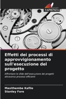 Effetti dei processi di approvvigionamento sull'esecuzione del progetto: Affrontare le sfide dell'esecuzione dei progetti attraverso processi efficienti (Italian Edition) 6204853015 Book Cover