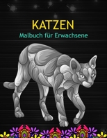 Katzen Malbuch für Erwachsene: Malbuch für Katzenliebhaber B08W3KS5J8 Book Cover