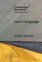 Law's Language: Meaning and Normativity 1009711369 Book Cover