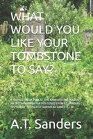 WHAT WOULD YOU LIKE YOUR TOMBSTONE TO SAY?: A 100 PAGE SNEAK PEEK AT 'THE NAMELESS ANTHOLOGIES', AN UPCOMING DARK FANTASY SERIES FROM A.T. SANDERS INSPIRED BY 'EVERQUEST' (DAYBREAK GAMES LLC ©) B0HBJ11T9K Book Cover