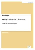 Sportsponsoring Durch Weberhaus 3838634063 Book Cover
