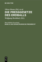Das Sowjetrussische Preßrecht 3112455576 Book Cover