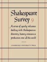 Shakespeare Survey 9: Hamlet 052152394X Book Cover