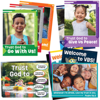 Vacation Bible School (Vbs) 2024 Camp Firelight Decorating Poster Pack: A Summer Camp Adventure with God 1791030335 Book Cover