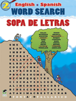 English-Spanish Word Search/Sopa de Letras #2 0486480984 Book Cover