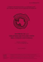 Informe de la Trig?sima Quinta Reuni?n Del Comit? Cient?fico - Tomo 2 : Hobart, Australia, 17-21 Octubre 2016 154814892X Book Cover