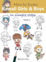 How to Draw Kawaii Girls and Boys in Simple Steps 1782219196 Book Cover
