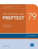 The Official LSAT Preptest 79: (sept. 2016 LSAT) 0986086274 Book Cover