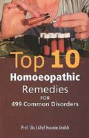Top 10 Homoeopathic Remedies for 499 Common Disorders 8131900436 Book Cover
