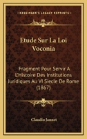 Etude Sur La Loi Voconia 1519366469 Book Cover