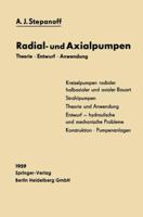 Radial- Und Axialpumpen: Theorie, Entwurf, Anwendung 366223128X Book Cover