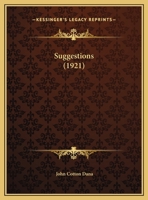 Suggestions 1341077780 Book Cover