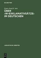 Über >w-Exklamativsätze 3484304294 Book Cover