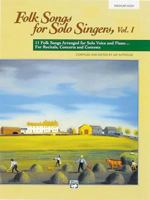 Folk Songs for Solo Singers: Medium High (Folk Songs for Solo Singers) 0882848771 Book Cover