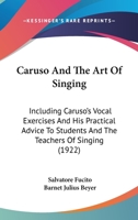 Caruso and the Art of Singing 0486284565 Book Cover