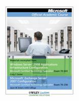 Microsoft Official Academic Course Exam 70-643 , Exam 70-236 111801829X Book Cover