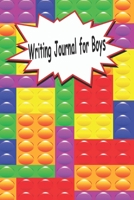 Writing Journal for Boys : Cool LEGO Pattern Notebook with Lined : Perfect for Prayer/Gratitude/Summer Camp/Travel or Daily Journal for ... and Write in (Boys Writing Journals) 1678482242 Book Cover