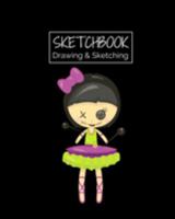 Sketchbook Drawing & Sketching: Cute Voodoo Doll with Pins Sketch Book for Creative Doodling | Black Magic & Occult Book Spells Themed | Blank Sketch ... for Kids and Adults. Horror Halloween Edition 1691724963 Book Cover