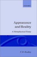 Appearance and Reality: A Metaphysical Essay 1979485763 Book Cover