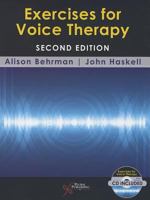 Exercises for Voice Therapy 1597562319 Book Cover
