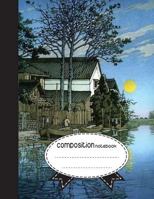 Composition Notebook, 8.5 x 11, 110 pages: Japan Boho : 1977566103 Book Cover